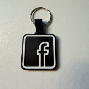 Facebook NFC raktų pakabukas – profilis vienu prisilietimu