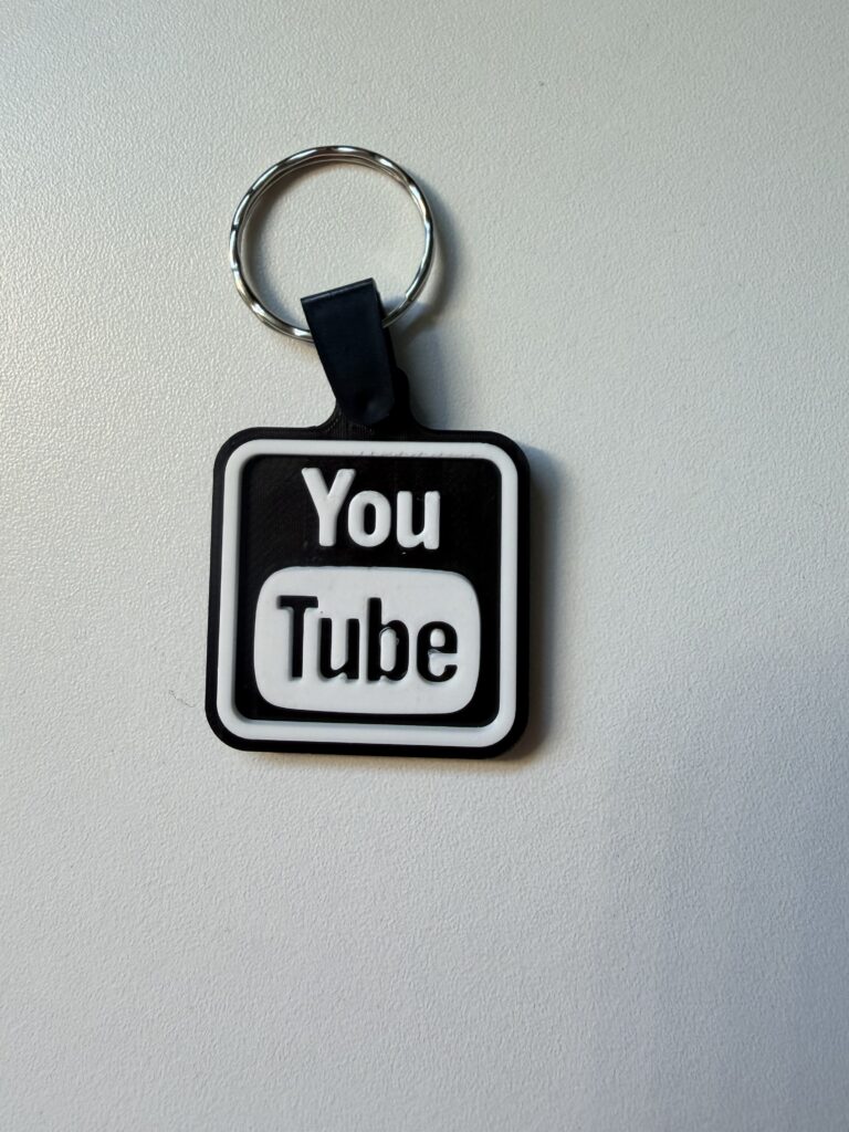 YouTube NFC raktų pakabukas – kanalo atidarymas vienu prisilietimu